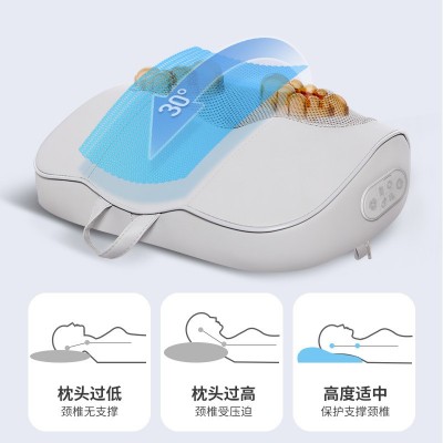 颈椎按摩枕批发脖子跨境揉捏颈部按摩仪腰部背部多功能肩颈按摩器图2