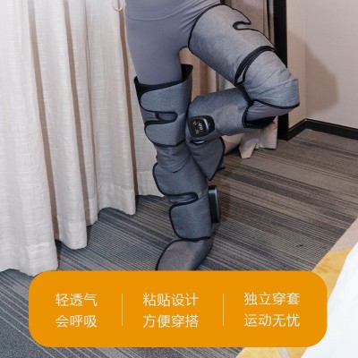 新款电加热大小腿脚底按摩仪热敷仿真腰带手法气压震动按摩器图2