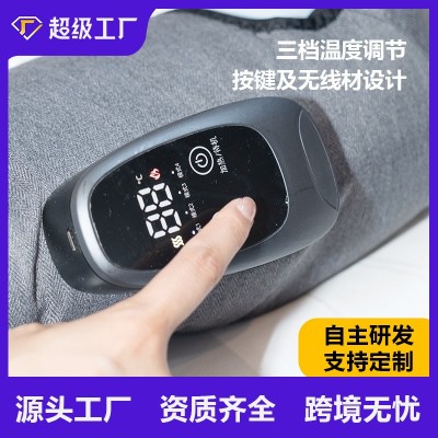 新款电加热大小腿脚底按摩仪热敷仿真腰带手法气压震动按摩器图3