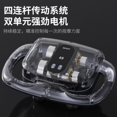跨境专业六头筋膜枪静音家用全身放松高频震动按摩肌肉六头筋膜枪图4