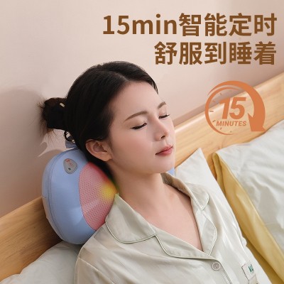 UMILIKE 全新升级款颈椎按摩器腰部背部肩膀揉捏热敷充 电款按摩枕图2