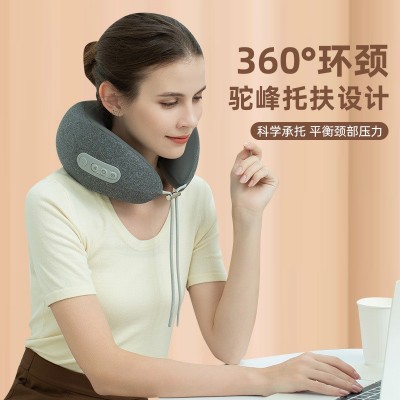 跨境颈椎按摩器肩颈按摩仪多功能车载护理电动加热U型按摩枕批发图4
