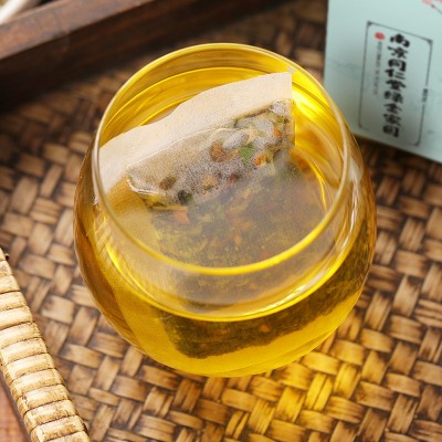 南京同仁堂金银花草本三清茶成人告别口臭养生组合茶工厂一件代发图4
