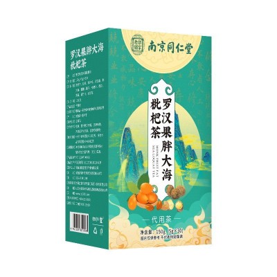 南京同仁堂罗汉果胖大海枇杷茶成人养生组合花茶工厂批发一件代发图5