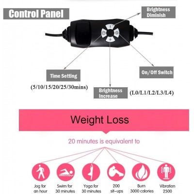 红光理疗腰带，660/850三芯片护理软垫，新增震动按摩功能，FDA图4