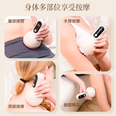 手持揉腹仪无刷电机腰部按摩仪按摩器腹部腰椎按摩仪全身揉捏按摩图2