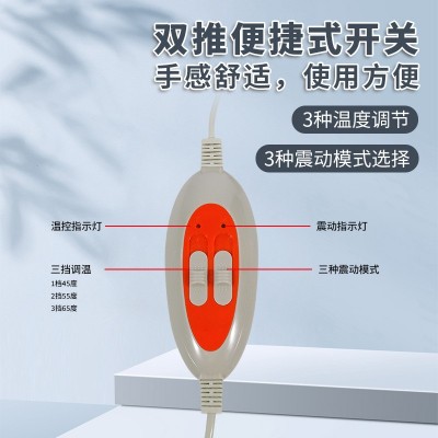 灰色热敷光子光普发热震动按摩腰带暴汗暖胃宫暖腹远红外电发热仪图4