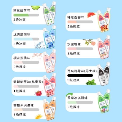 漱口水260ml 清新口气清洁牙齿护理牙龈口腔漱口水批发呵护口腔图3