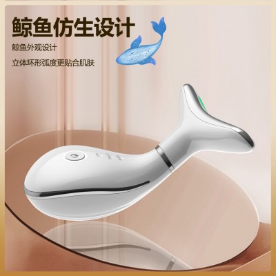 新款跨境美颈仪家用颈纹仪颈部美容仪微电流脸部提拉紧致按摩仪图3