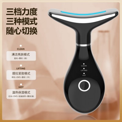 新款跨境美颈仪家用颈纹仪颈部美容仪微电流脸部提拉紧致按摩仪图4