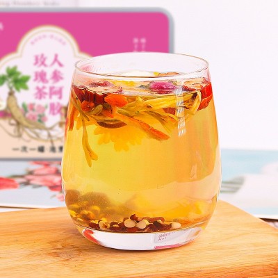养生茶节日礼盒酸枣仁晚安茶小罐茶人参十宝男神茶小罐花伴手礼茶图3