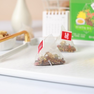 菊花决明子茶三角包盒装 牛蒡根金银花枸杞茶桂花茶代发图4