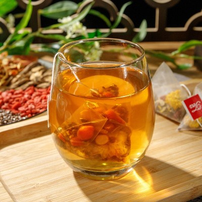 南京同仁堂菊花决明子茶三角包金银花枸杞组合袋泡代用茶厂家批发图4