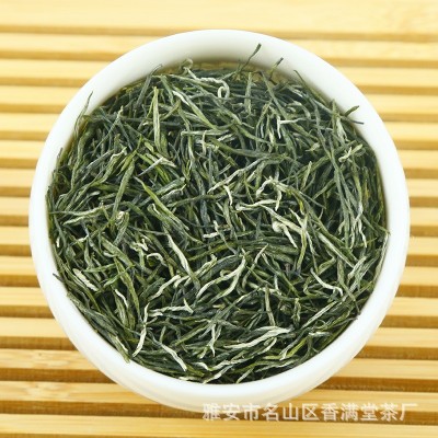 知茶人绿茶毛尖茶叶2023新茶四川蒙顶山浓香型高山毛峰散装500g图2