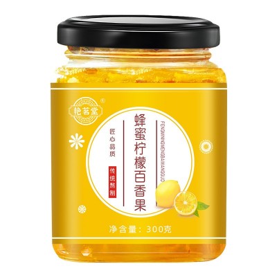 厂家直供蜂 蜜柠檬百香果膏300g分销代 发各种膏滋贴 牌图5