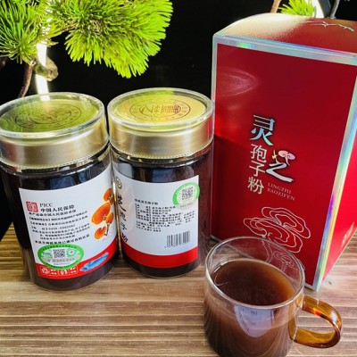 长白山有机灵芝孢子粉100g自有种植基地原料现货批发源头厂家T001图3