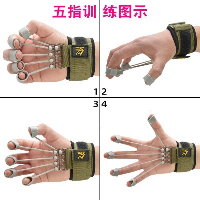 手指屈伸训练器硅胶伸指力器锻炼拉力器握力器握力球康复 训练器材图3