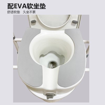 老年人马桶增高器残疾人髋关节置换术后增高坐垫浴室马桶 扶手厂家图2