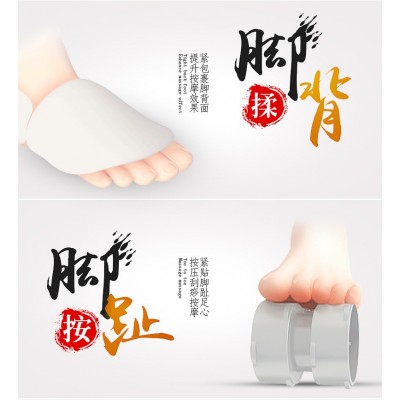乔力包裹足疗机 多用法脚底按摩器 一件代发足底脚部气囊按摩仪图3