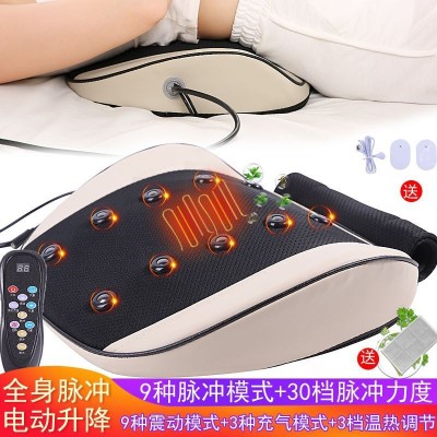 气动脊椎按摩器腰部腰椎按摩仪腰间盘脉冲震动护腰加热背 部椅靠垫图3
