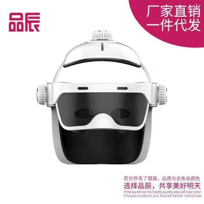 电动头部按摩器家用全自动热敷按摩仪气压揉捏蓝牙音乐经 络疏通仪图4