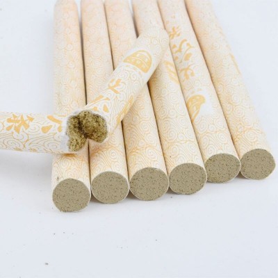 艾条 陈艾灸盒用艾草批发野生艾绒手工卷定制百草堂经典图2