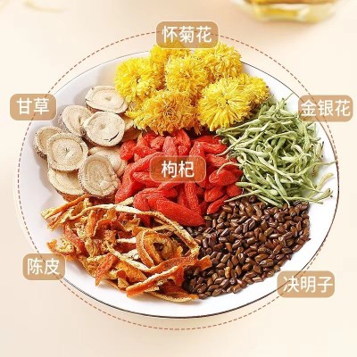 菊花枸杞决明子茶批发组合花茶花果茶养生熬夜茶厂家直发一件代发图3