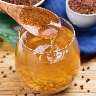 松草堂 黑苦荞 500g罐装 苦荞茶 荞麦茶 苦荞茶 酒店饭 店茶叶图4