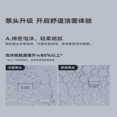 35%氨基酸活性温和净颜补水保湿氨基酸洁面慕斯 氨基酸泡 沫洗面奶图4