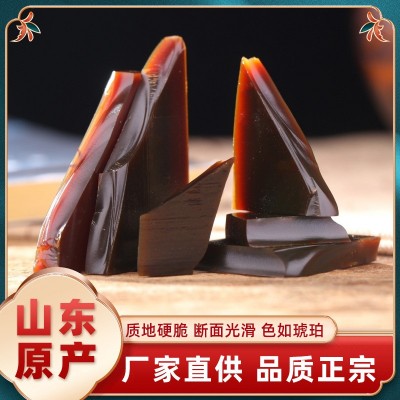 销售蓝帽阿胶片 铁盒半斤装阿胶块代发阿胶 熬阿胶糕原料阿胶图3