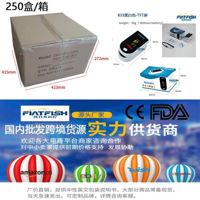 外贸指夹式血氧仪成人儿童血氧機脉搏心率呼吸频率血氧检测监测仪图4