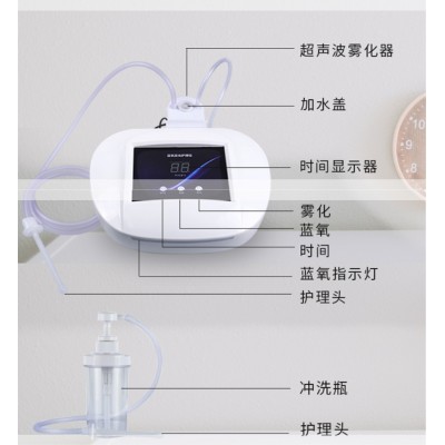 厂家直销 超声波 蓝氧雾化仪臭氧冲洗雾化护理仪熏蒸家用清洗图3