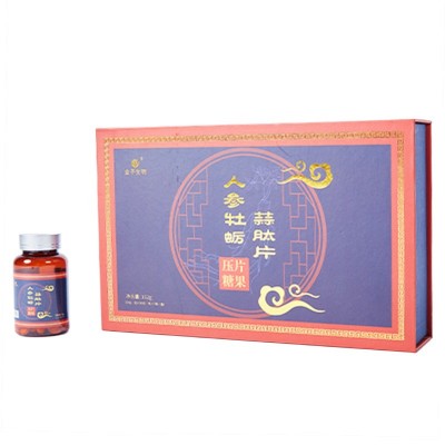 OEM贴牌代加工易吸收营养膳食海参牡蛎肽压片糖果人参牡蛎蒜肽片图5