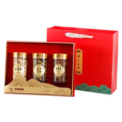 过年春节企业送客户西洋参铁皮石斛红参片滋补品礼盒套装批发团购图4