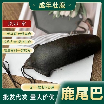 鹿尾巴干工厂直发整支干鹿尾整只吉林东北特产新鲜鹿鞭鹿尾骨煲汤图2