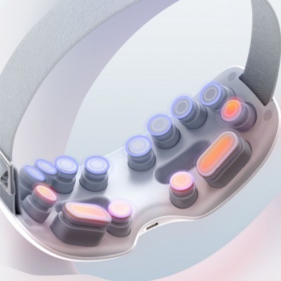 眼部按摩仪器眼睛按摩仪舒缓眼疲劳热敷眼罩智能按摩护眼仪图2