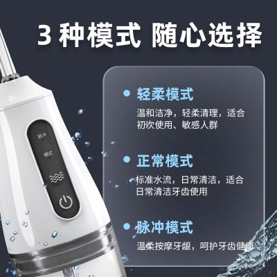 厂家直销新款电动冲牙器便携正畸水牙线口腔清洁牙结石洗牙器图2