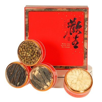 大山里的孩子西洋参灵芝羊肚菌石斛组合装送礼送长辈滋补养 生礼品图4