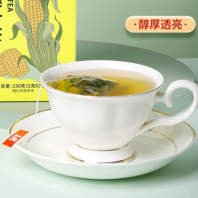 热卖厂家批发玉米须桑叶茶青钱柳决明子牛蒡根150g三角袋泡养生茶图2