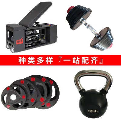 跨境批发商用包胶杠铃片配重片包胶奥片彩色橡胶片小规格配重片图2
