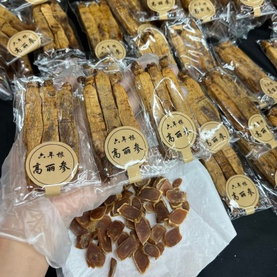 顾源堂 6年根高丽参 红参压条 东北长白山土特产整支切片人参图2