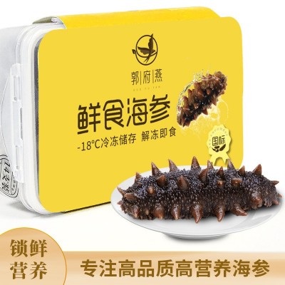 鲜食海参批发冰鲜大连辽参刺参源头工厂批发代发海参450g礼盒装图4
