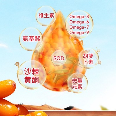 沙棘籽油软胶囊厂家直销沙棘果油凝胶糖果现货批发代发图2