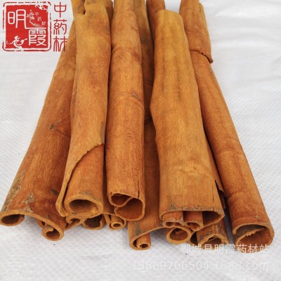 明霞药材 供应实拍图片刮皮厚【肉桂】1000克批发零售供应中药材图3