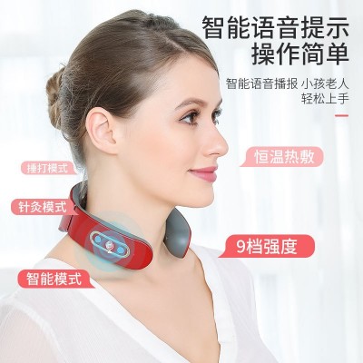 颈椎按摩仪脖子肩颈多功能颈部颈椎按摩器电磁脉冲加热护颈仪厂家图4