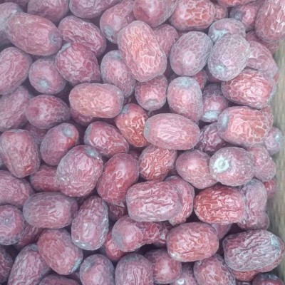 新枣新疆若羌一级未清洗吊干灰枣零食原生态新疆特产红枣5斤包邮图2