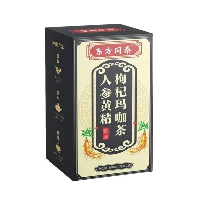 东方同泰人参黄精枸杞玛咖茶九宝养生茶男士杜仲雄花桑葚熬夜补图5
