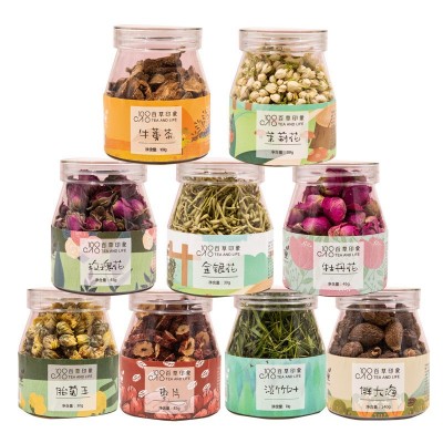 蜜桃乌龙茶花果茶瓶装组合花茶罐装三角包袋泡茶叶伴手礼盒 花草茶图4