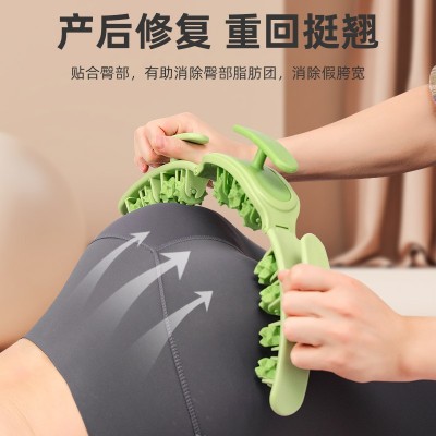 多功能滚轮按摩器可拆分颈部按摩仪腿部按摩器瘦腿瑜伽辅助按摩器图4