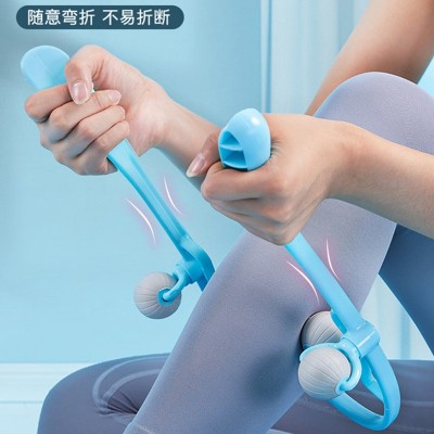 颈椎按摩器多功能揉捏滚轮球手动夹脖子肩颈按摩仪滚轮肩部按摩器图3